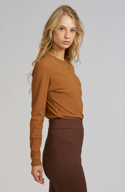 Elle Embroidered Long Sleeve Shirt