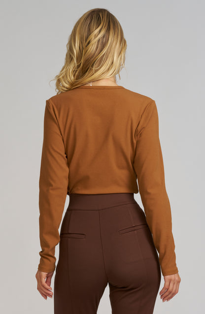 Elle Embroidered Long Sleeve Shirt