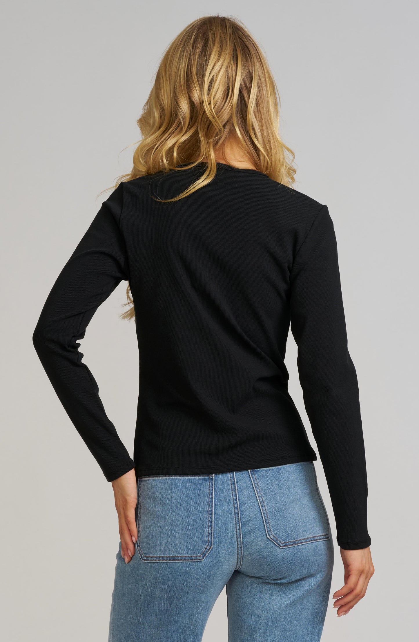 Elle Embroidered Long Sleeve Shirt