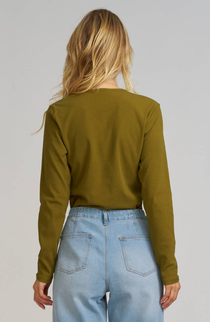 Elle Embroidered Long Sleeve Shirt