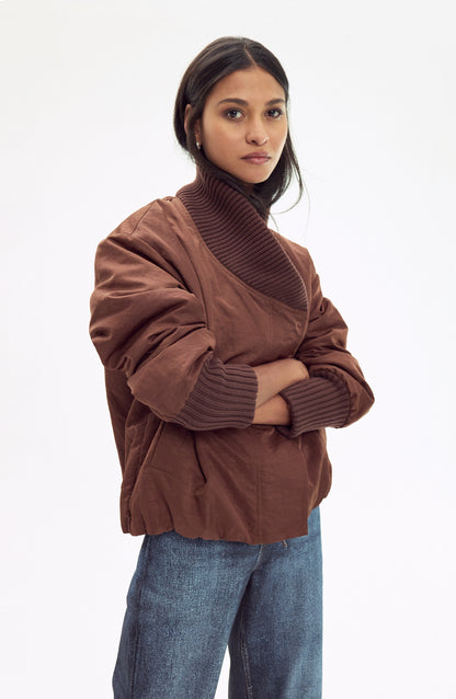 Oversized Bomber Coat
