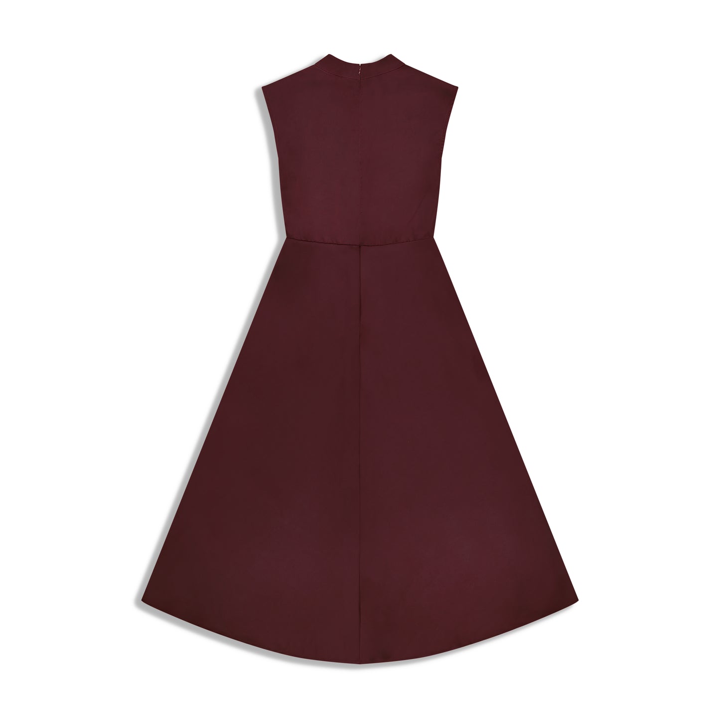 High Neck Satin Dress