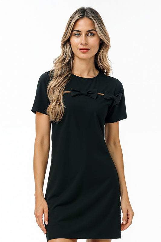 Cutout Bow Dress