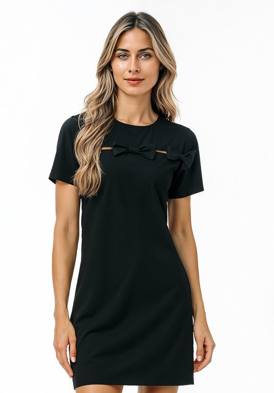 Cutout Bow Dress