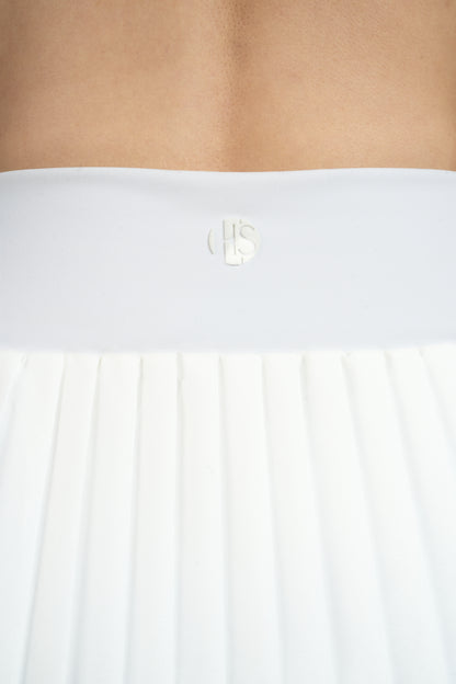 Pleated Woven Skort