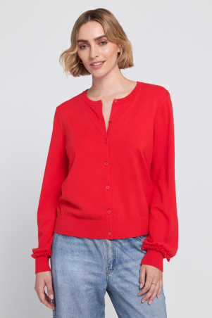 Fine Gauge Lightweight Cardigan Sweater