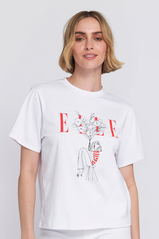 Elle Flowers Graphic Tee