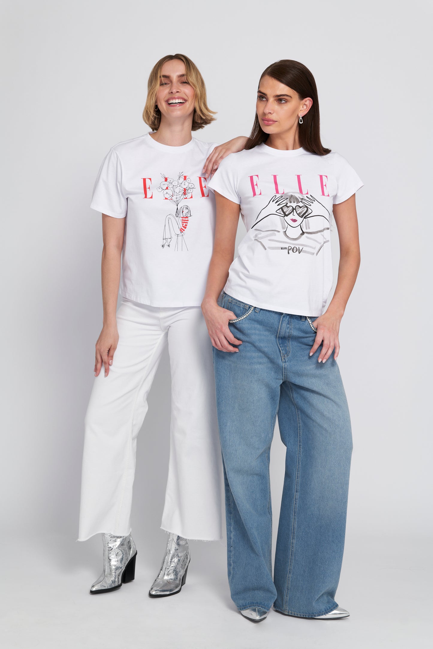 Elle Flowers Graphic Tee