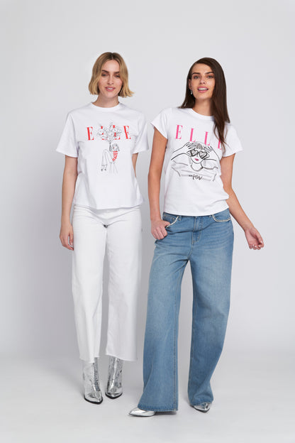 Elle Flowers Graphic Tee