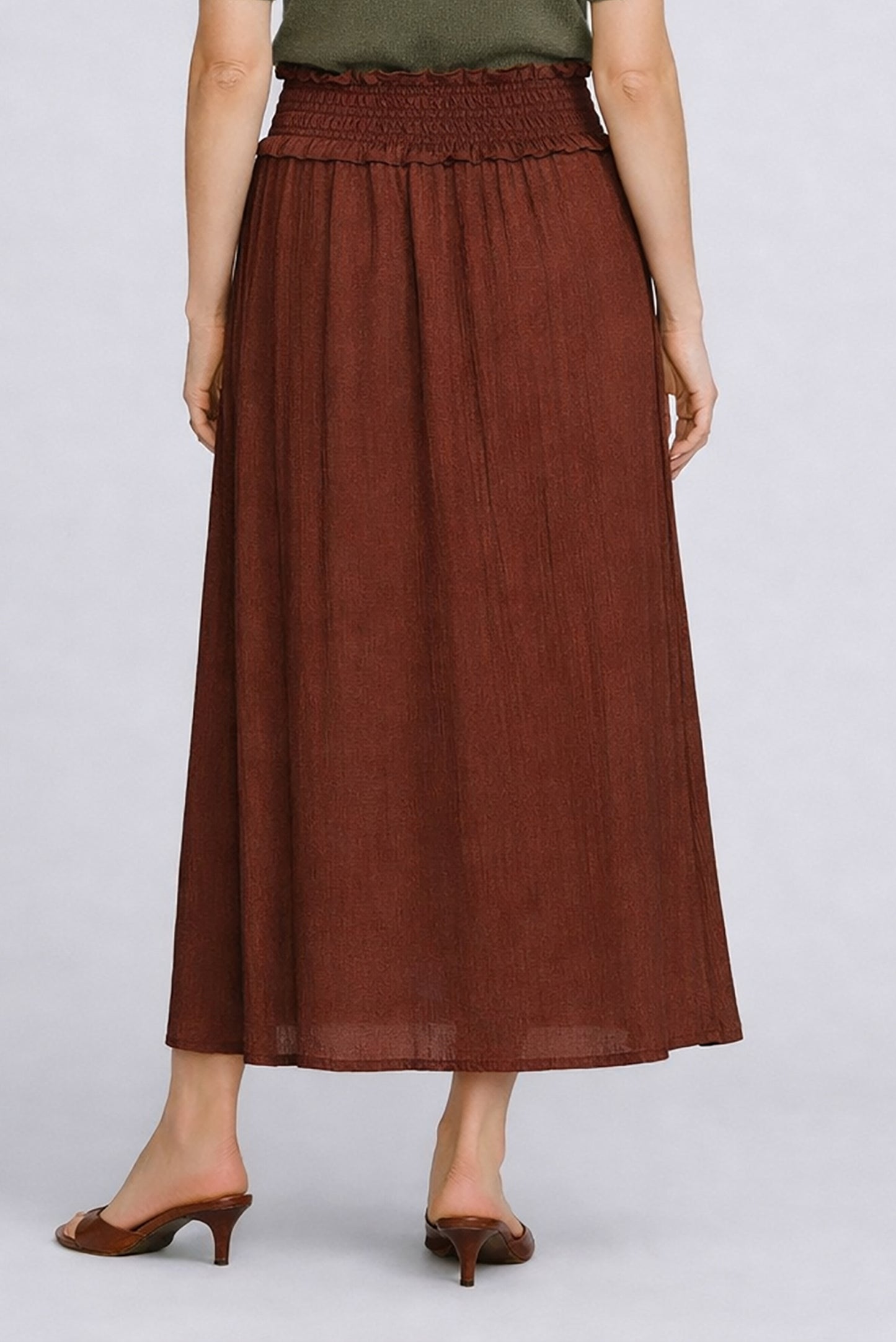 Waistband Detail Skirt