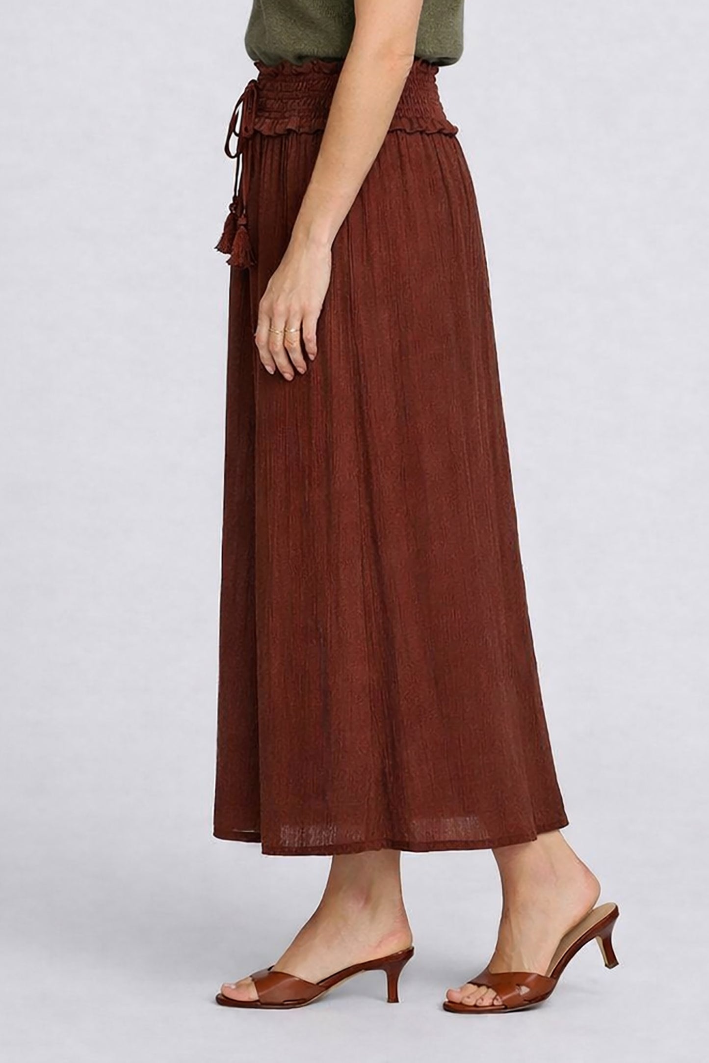 Waistband Detail Skirt