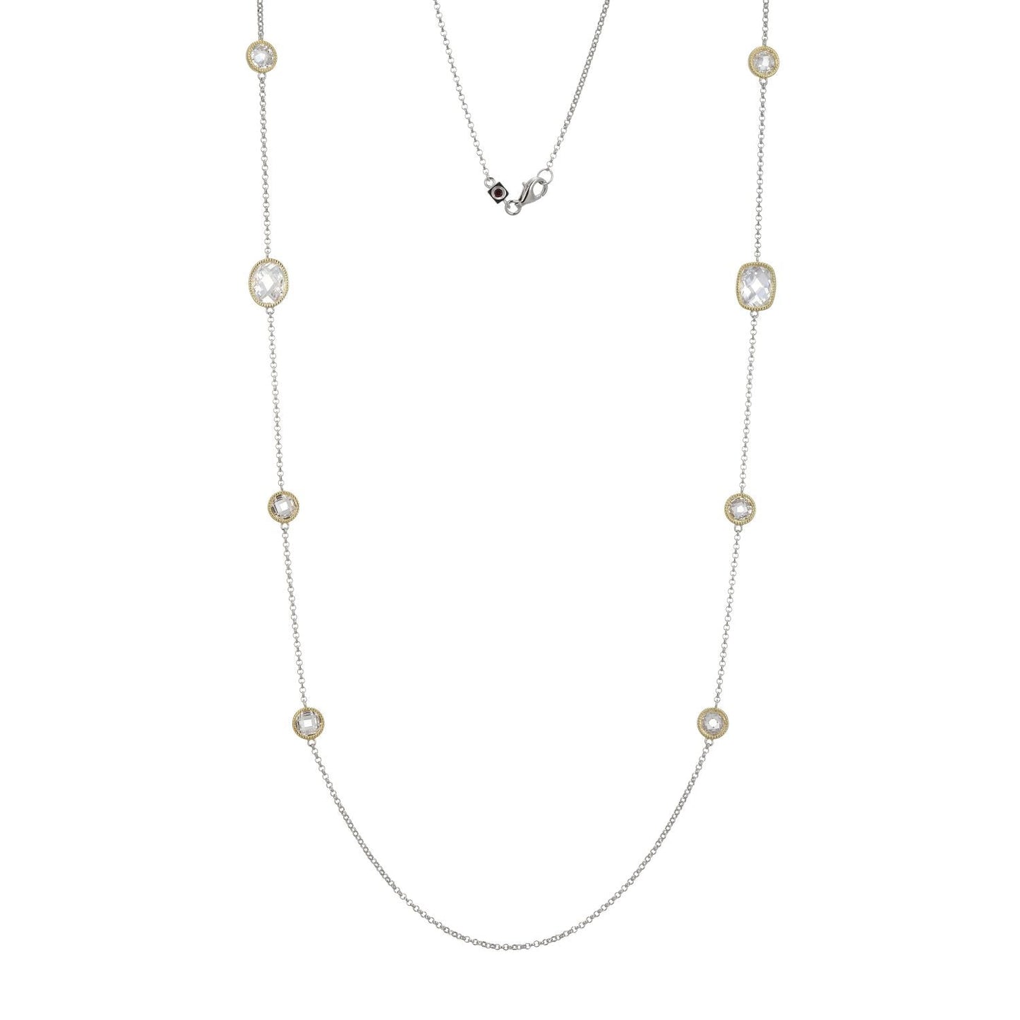 Essence Two-Tone Station Necklace