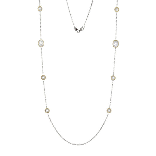 Essence Two-Tone Station Necklace