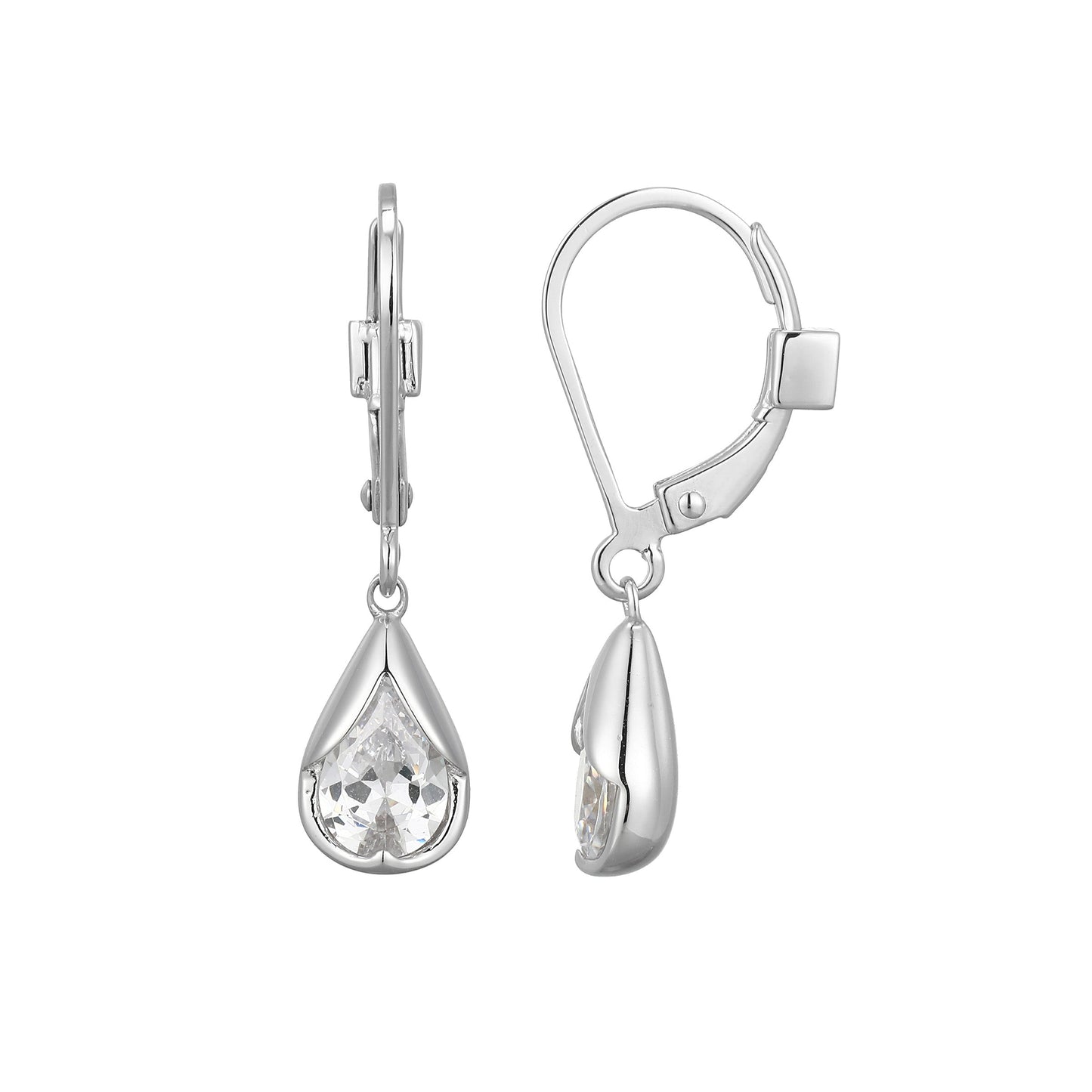 Tulip Leverback Earrings