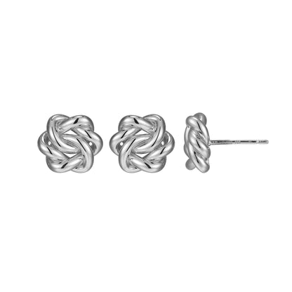 Eternal Knot Stud Earrings