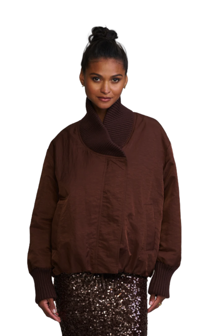 Oversized Bomber Coat